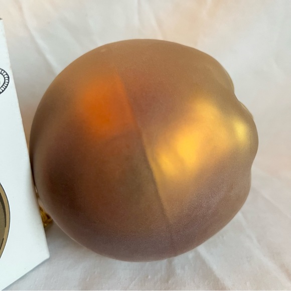 Department 56 Vintage Frosted Mercury Glass Man in the Moon Ornament Winking - Picture 6 of 8